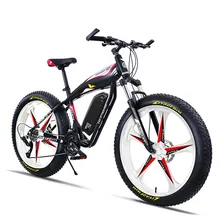 Custom 26inch Ebike electric mountain bicycle fat 4 0 tries snow beach bike off road 5spoke