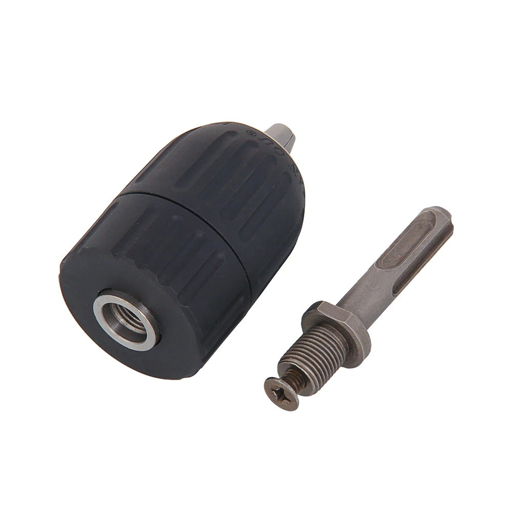 

Precision 13MM Professional Keyless Drill Chuck with SDS Adaptor Hardware Tool Part Drill Chuck for 700W Above Impact Drill