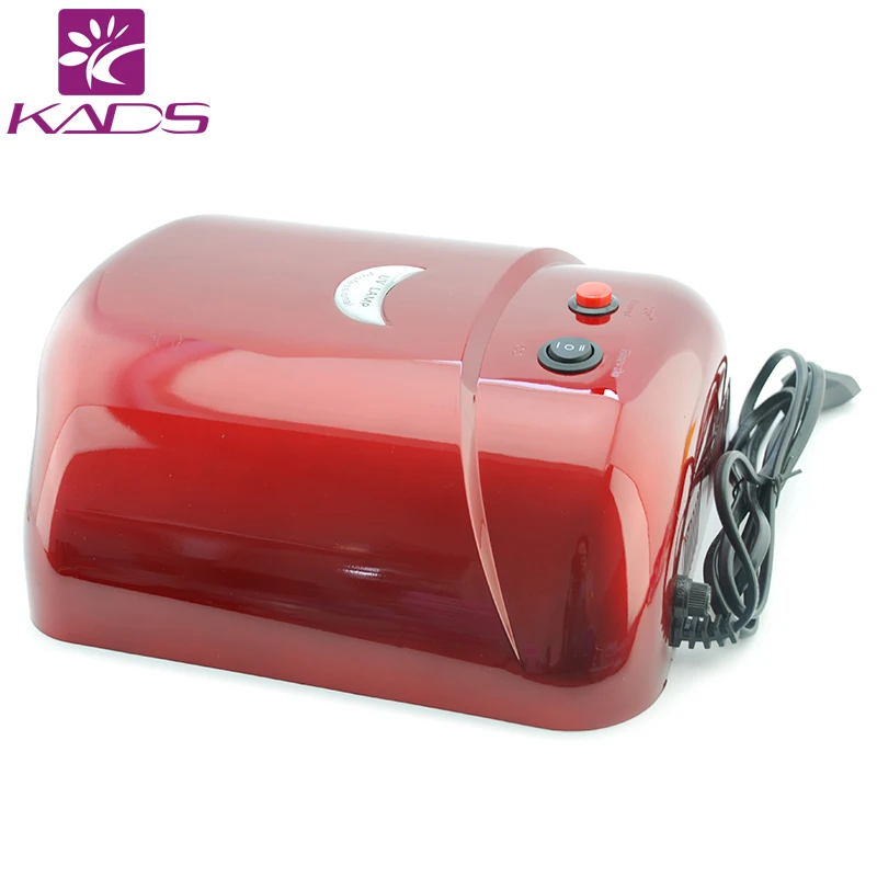 Online KADS Rose UV Lampe 36W 110 240V Gel Aushärtung Nail art (UNS EU Stecker) mit 4 stücke 365nm UV Birne DIY Werkzeuge Für 36W UV Nagel Lampe Maniküre