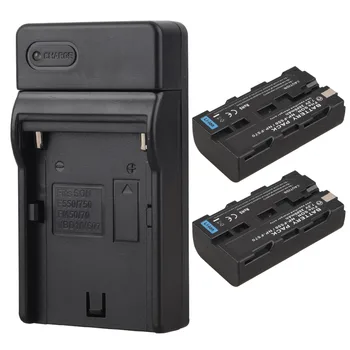 

2Pcs 7.2V 2600mah NP-F550 NP-F570 Rechargeable Digital Camera Batteria Pack + USB Charger For Sony NP-F550 NP-F570 Battery