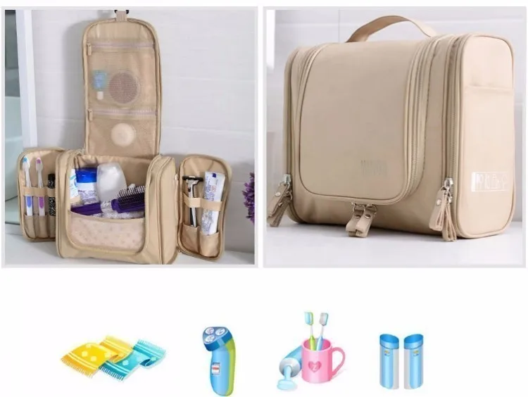prova dwaterproof água lavagem maquiagem organizador saco