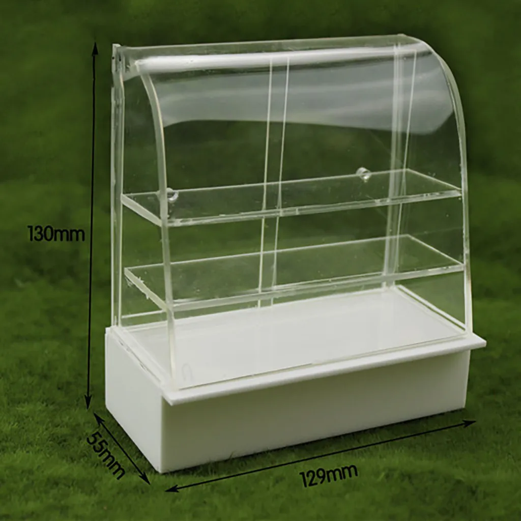 

2019 Miniature Life Play Scene Model Doll House Accessories Mini Cake Cabinet for KIDS A514