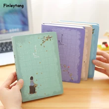 Тихий пустой дневник для девочек, блокнот для рисования, праздничные подарки, модный студенческий набор канцелярских принадлежностей, книга 32 K