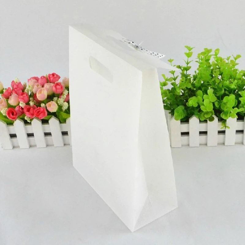 40 шт./лот, 16,5x12,5x6 см, белая пластиковая Рождественская коробка для конфет, подарочная упаковка для ювелирных изделий, вечерние, свадебные сумки