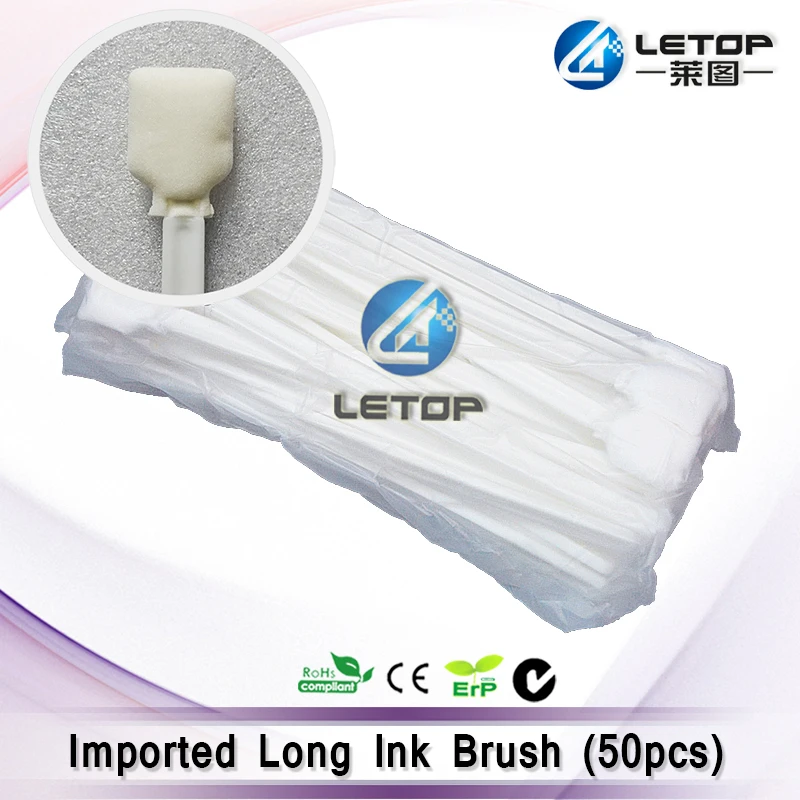 

50 pcs Sponge Sticks Swabs for Ep Roland Mimaki Mutoh All Large Format Solvent Printer Printhead Cleaning Swaps Buds Foam