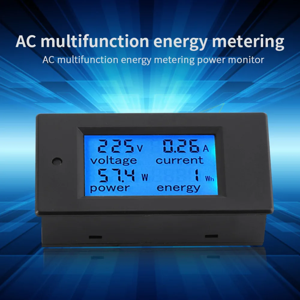 Дешевые Продажи 20A AC цифровой светодиодный измеритель мощности монитор Вольт Ампер кВтч Ватт Cambo измеритель энергии Вольтметр Амперметр горячая распродажа