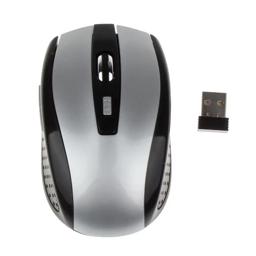 

Hot Selling 2.4G Wireless Mouse Mens Portable Game Mice For Computer PC Laptop Gamer Mouses 3 Colors Drop Shipping#YL