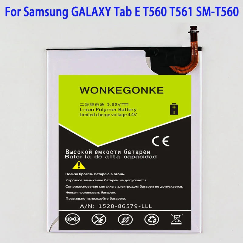 Аккумулятор для Samsung GALAXY Tab E T560 T561 5000 мАч с зарядным устройством | Мобильные