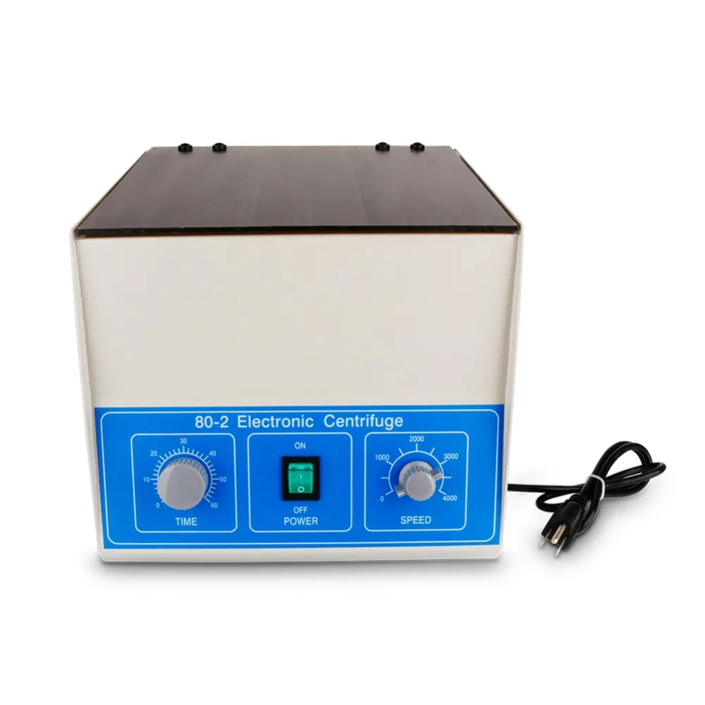 

80-2 Electric Centrifuge Laboratory Medical Practice Machine Plasma Separation 12pcs Tubes With Timing Adjustable Large Capacity