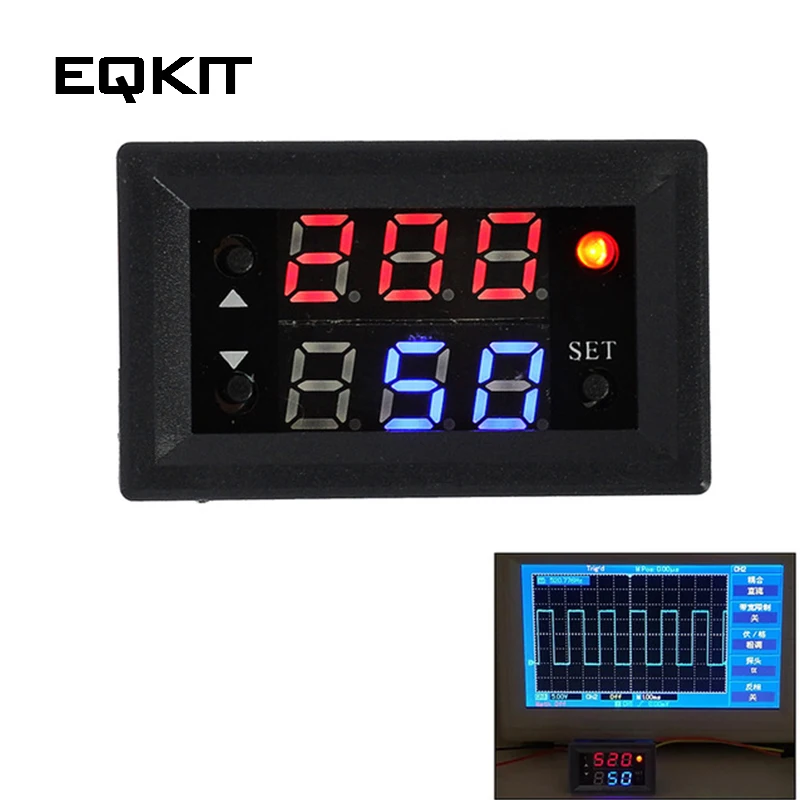 

DC 4-30V Single Signal Generator PWM Pulse Frequency Duty Cycle Adjustable Module LCD Display 1Hz~160KHz 5-30mA Signal Generator
