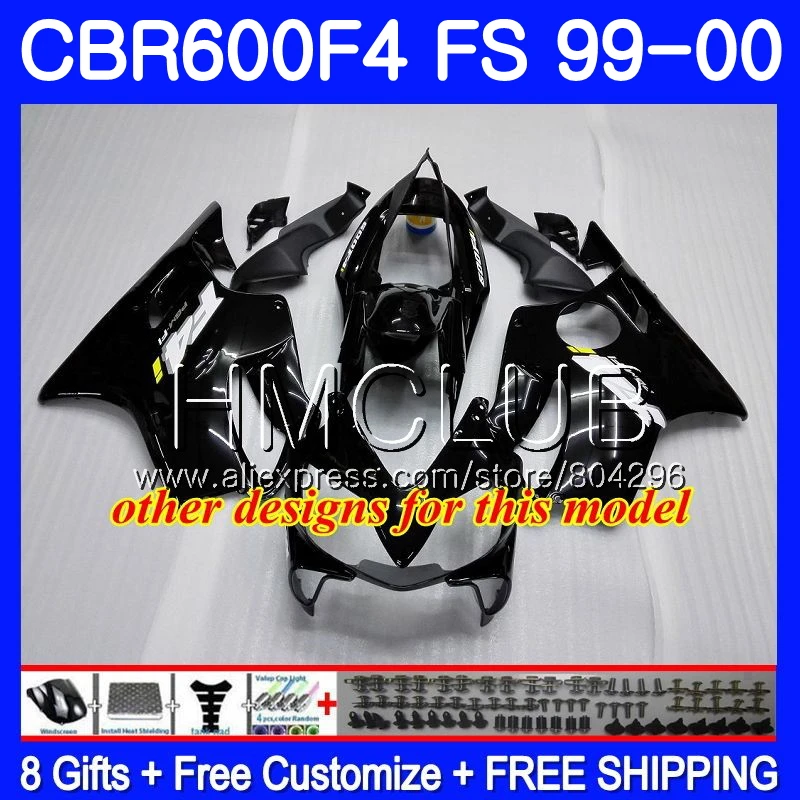 Корпусные детали для Honda CBR600F4 CBR600 F 4 RR CBR600 F4 99 00 60HM. 8 Movistar Синий CBR 600F4 CBR 600 FS CBR 600 F4 1999 2000 обтекателя