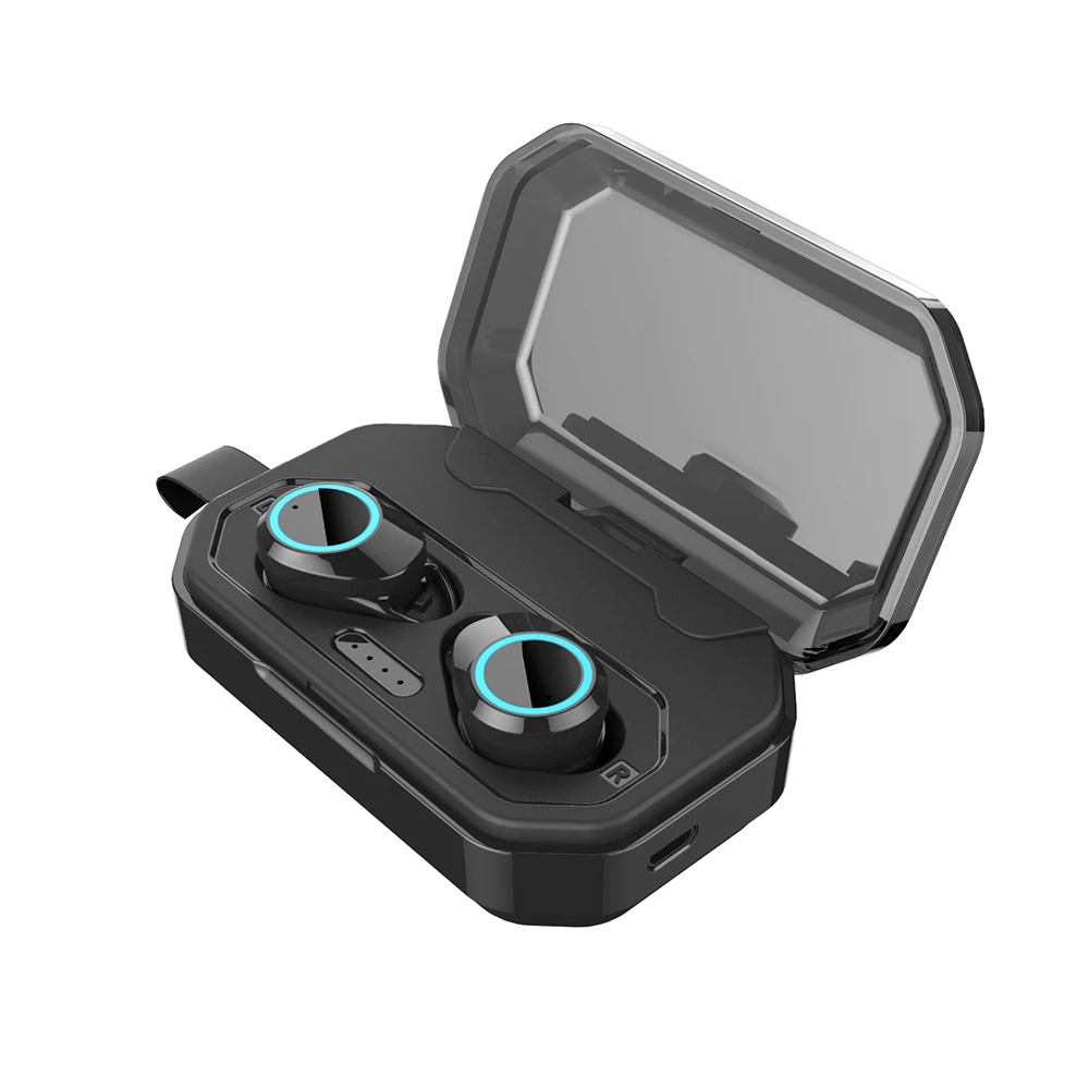 Черный X6 Bluetooth наушники беспроводные наушники с зарядным устройством fone de ouvido bluetooth-гарнитура - Цвет: Черный