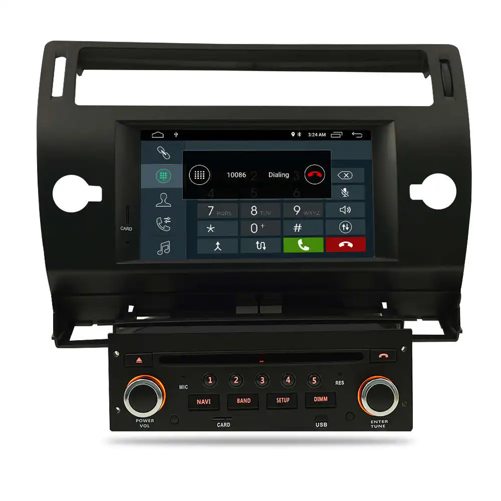 Дешево Android 9,0 автомобильный DVD плеер font b gps b font ГЛОНАСС Navi для Citroen C4 C Triomphe C Quatre 2005 2006 2007 2008 2009 радио аудио стерео