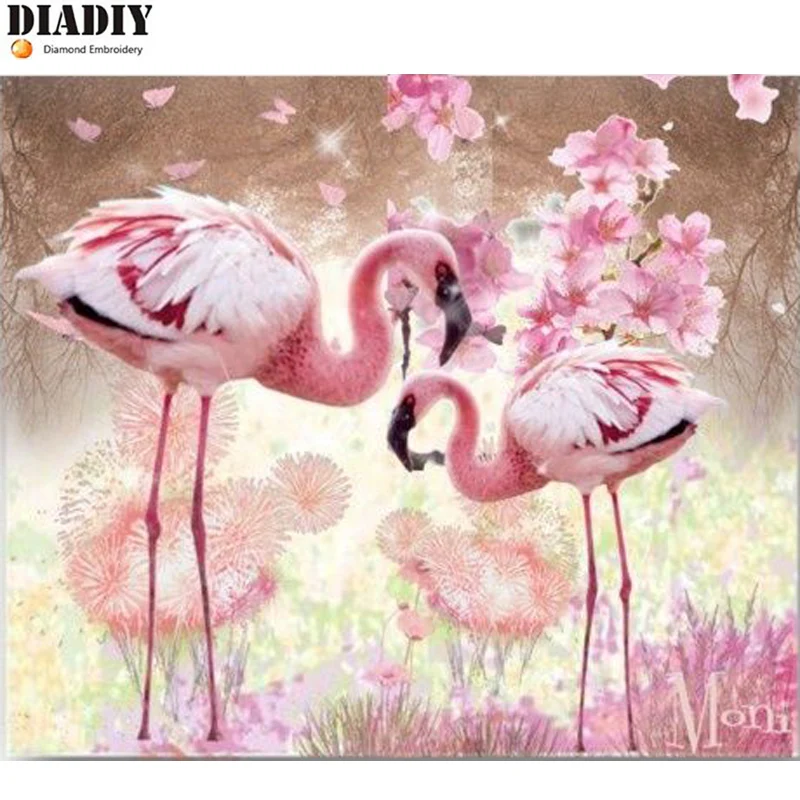 ull Square/Round Drill 5D DIY Diamond Painting Firebird flower Embroidery Cross Stitch Mosaic Home Decor Gift | Дом и сад