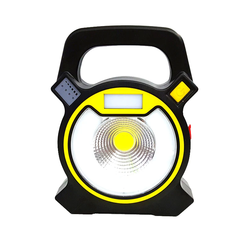 

Usb rechargeable led floodlight 10w led spotlight waterproof IP65 portable searchlight 18650 outdoor led projector light camping