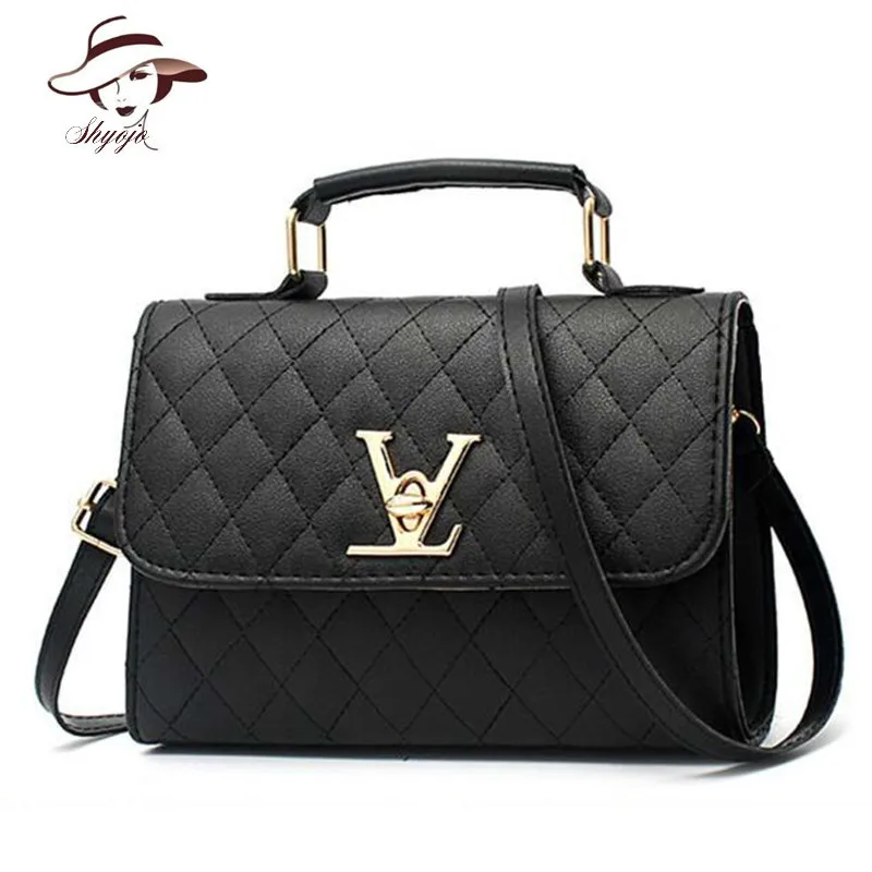 Luxury Famous Brand Black Handbag Women Bags Designer Crossbody Bags Small Messenger Bag Ladies ...