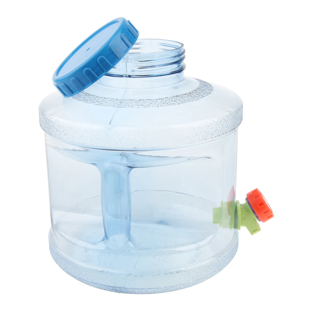 Water Storage Container Can 7.5L Liter Carrier Tap Food Grade for Outdoor Travel Camping Cycling Bicyle Water Bottle