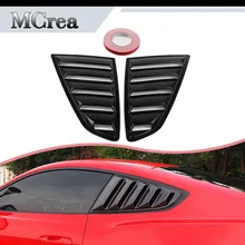 MCrea карбоновое волокно оформление окон автомобиля декоративные боковые наклейки на воздух для Ford Mustang- аксессуары