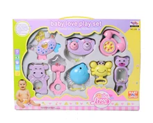 Buy 8 PCS Mixed Gift Box Baby Rattles Teether Set Early Development Toys 0-12 Months Free Shipping