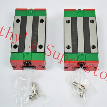 

HIWIN linear guideway blocks HGH20HA long linear carriages for CNC router