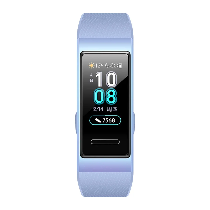 Оригинальный Смарт браслет Huawei Band 3 с металлической рамкой полноцветный Amoled