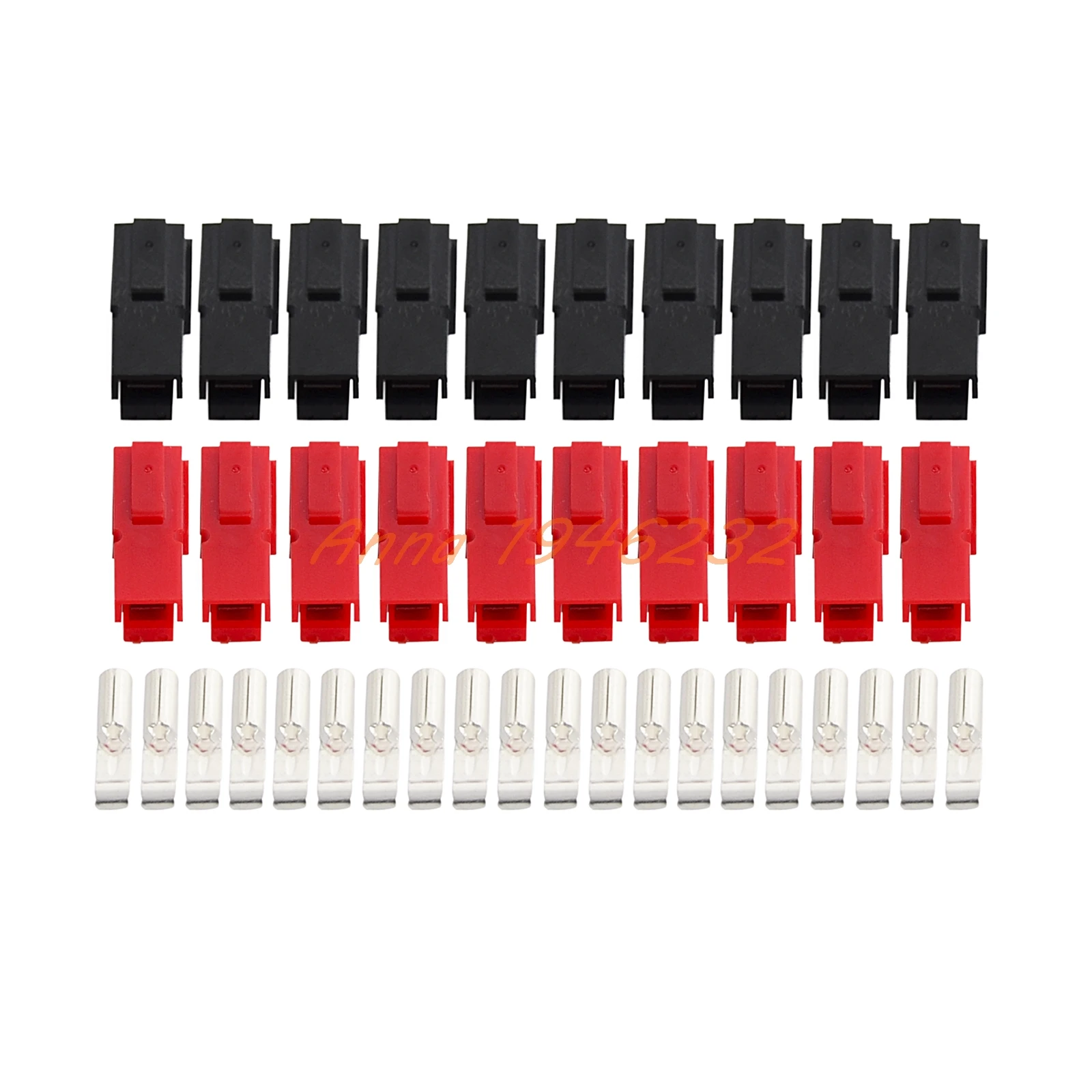 

10 Pairs 30A Amp 600V Power Marine Connector Pole Red Black