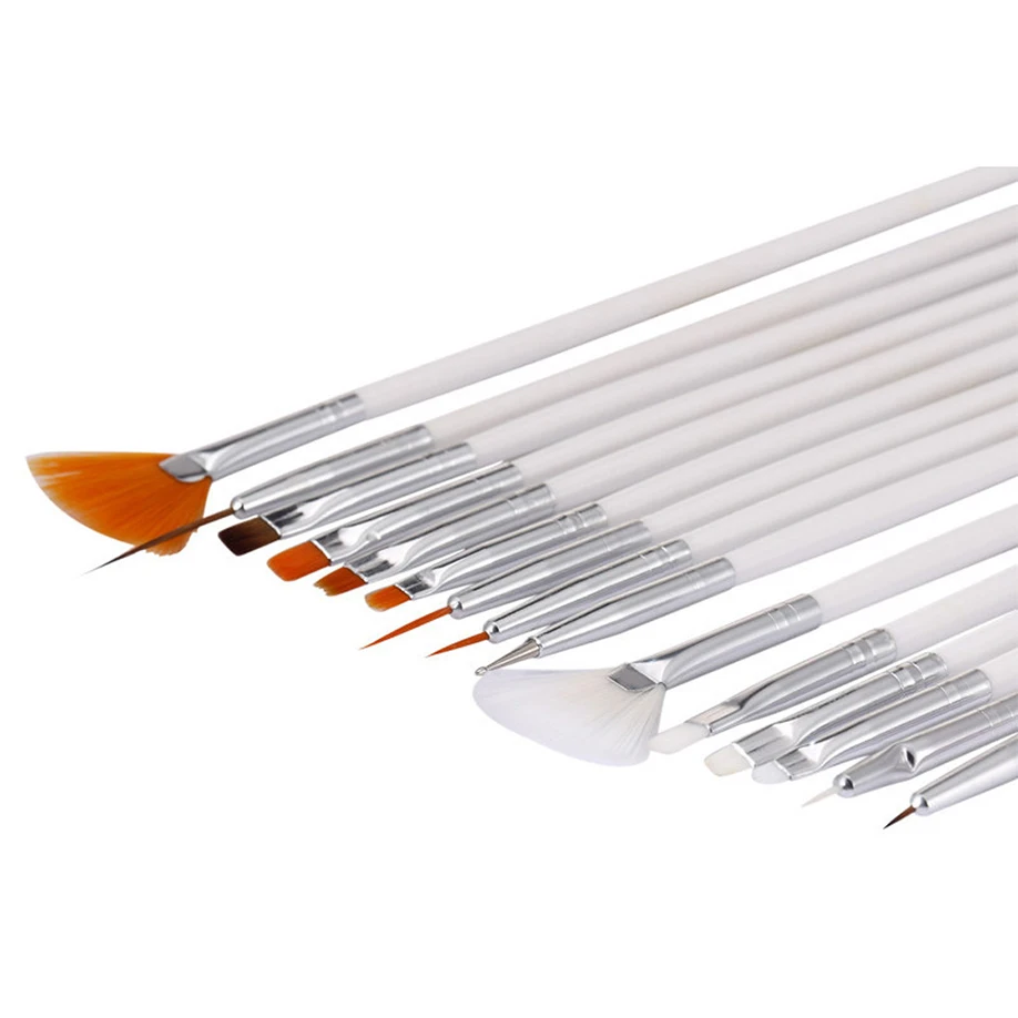 Buy MAANGE french manicure brush 15PC Nail Art Design