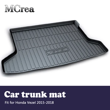

MCrea Car Rear Trunk Mat Cargo Liner For Honda Vezel HR-V XR-V 2018 2017 Vehicle Luggage Carpet Anti-slip Floor Mat Accessories