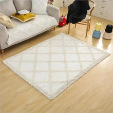 Простой хлопковый мягкий Тканый Дизайнерский ковер для гостиной, спальни, детской комнаты, ковер для дома, тонкий напольный коврик для двери, ковер