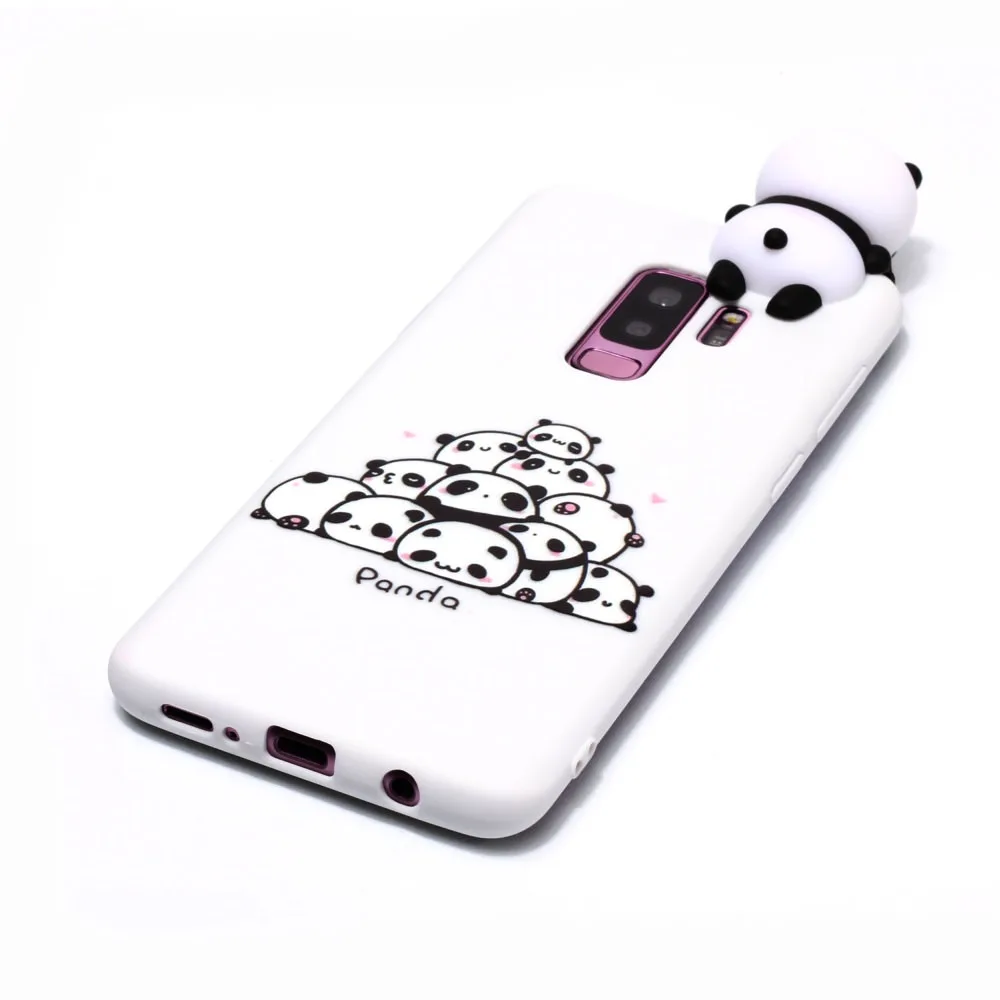 L FADNUT 3D чехол для телефона с милой пандой Samsung Note 8 Модный милый бампер S10e S7 edge S10 S9 S8