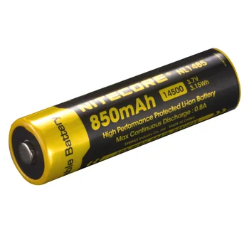 

Nitecore NL1485 14500 3.7V 850mAh High Performance Protected Li-ion Battery (1pcs)