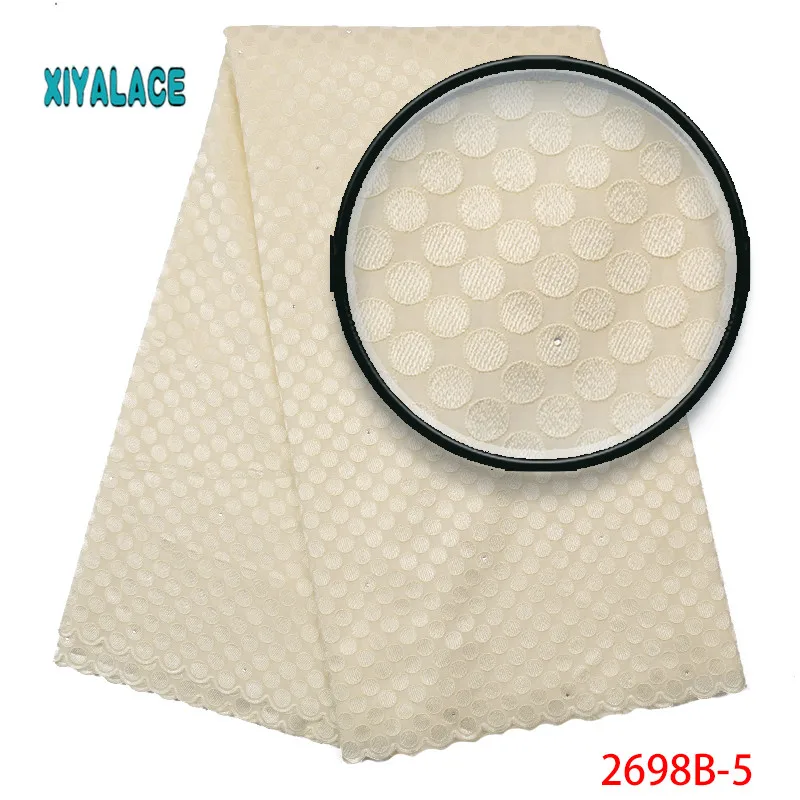 Африканский хлопок вуаль кружевная ткань драгоценные камни высокого качества швейцарская вуаль кружева в швейцарской нигерийской кружевной ткани YA2698B-1