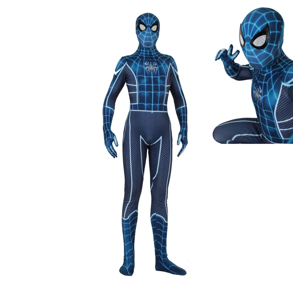PS4 game Spider-Man Cosplay costume Fear Itself suit Bodysuit 3D Printing Lycra Spandex Zentai Halloween Party | Тематическая