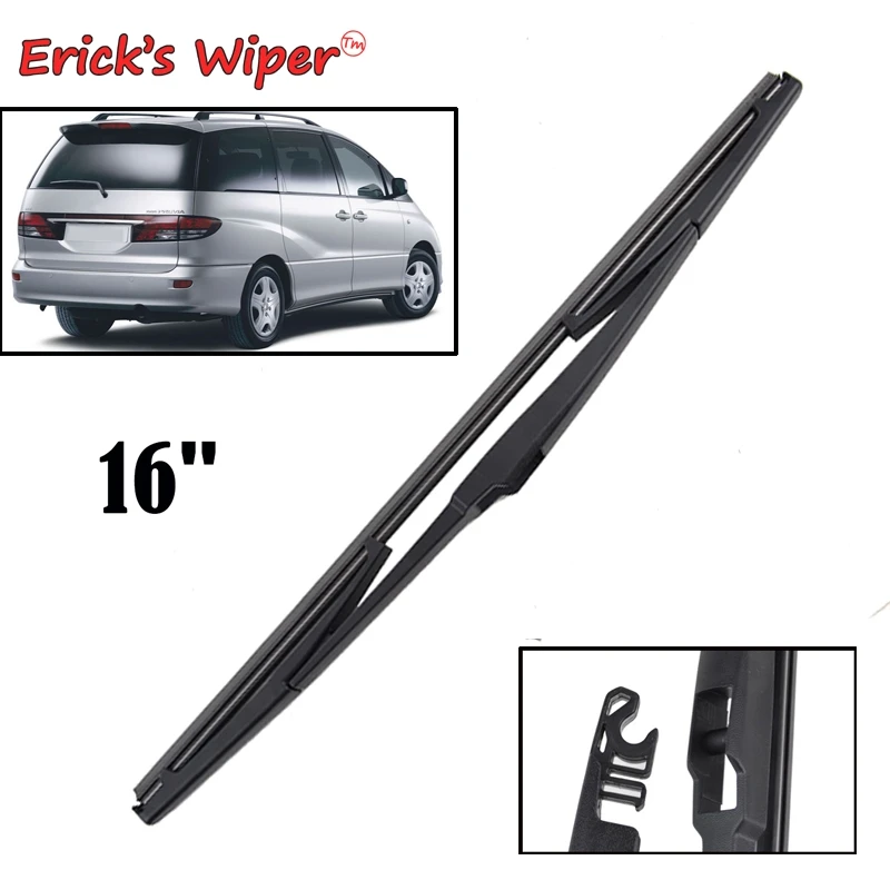 

Erick's Wiper 16" Rear Wiper Blade For Toyota Previa 2000 - 2005 Estima Tarago Windshield Windscreen Rear Window