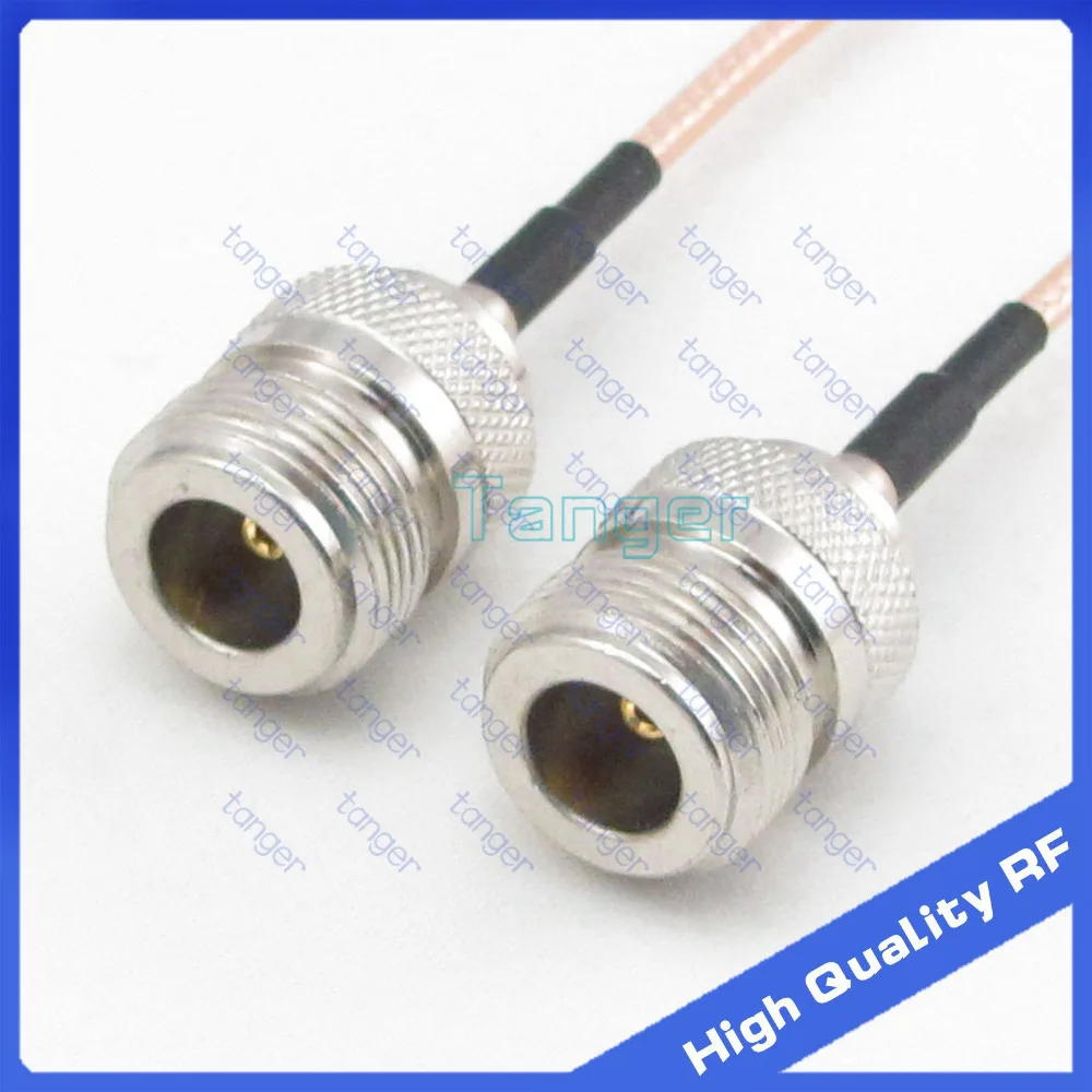 

Hot Selling N female to N female jack connector with RG-316 RF Coaxial Pigtail Jumper cable 8" 20cm High Quality RF cables