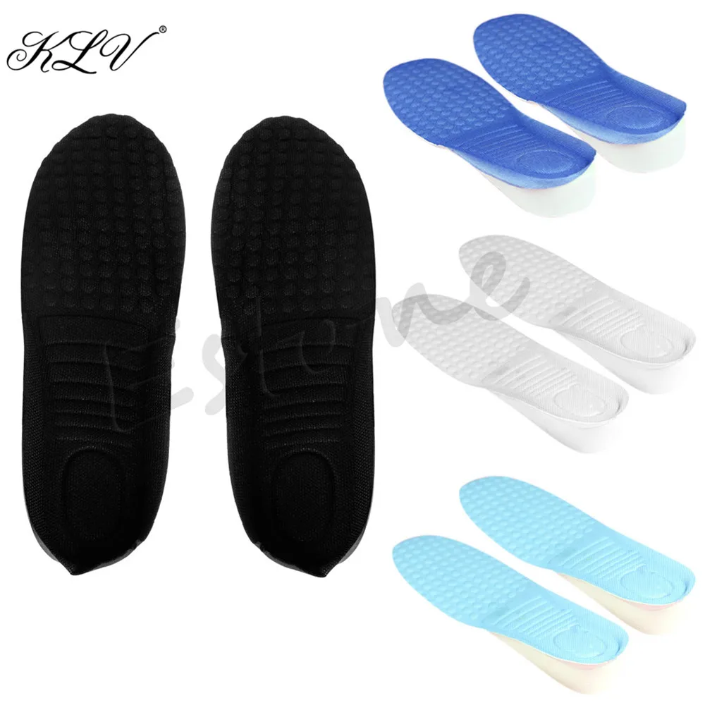 

THINKTHENDO Hot sell Women Man 3CM Up Height Increase Shoe Pad Heel Insoles Taller Pads Soft