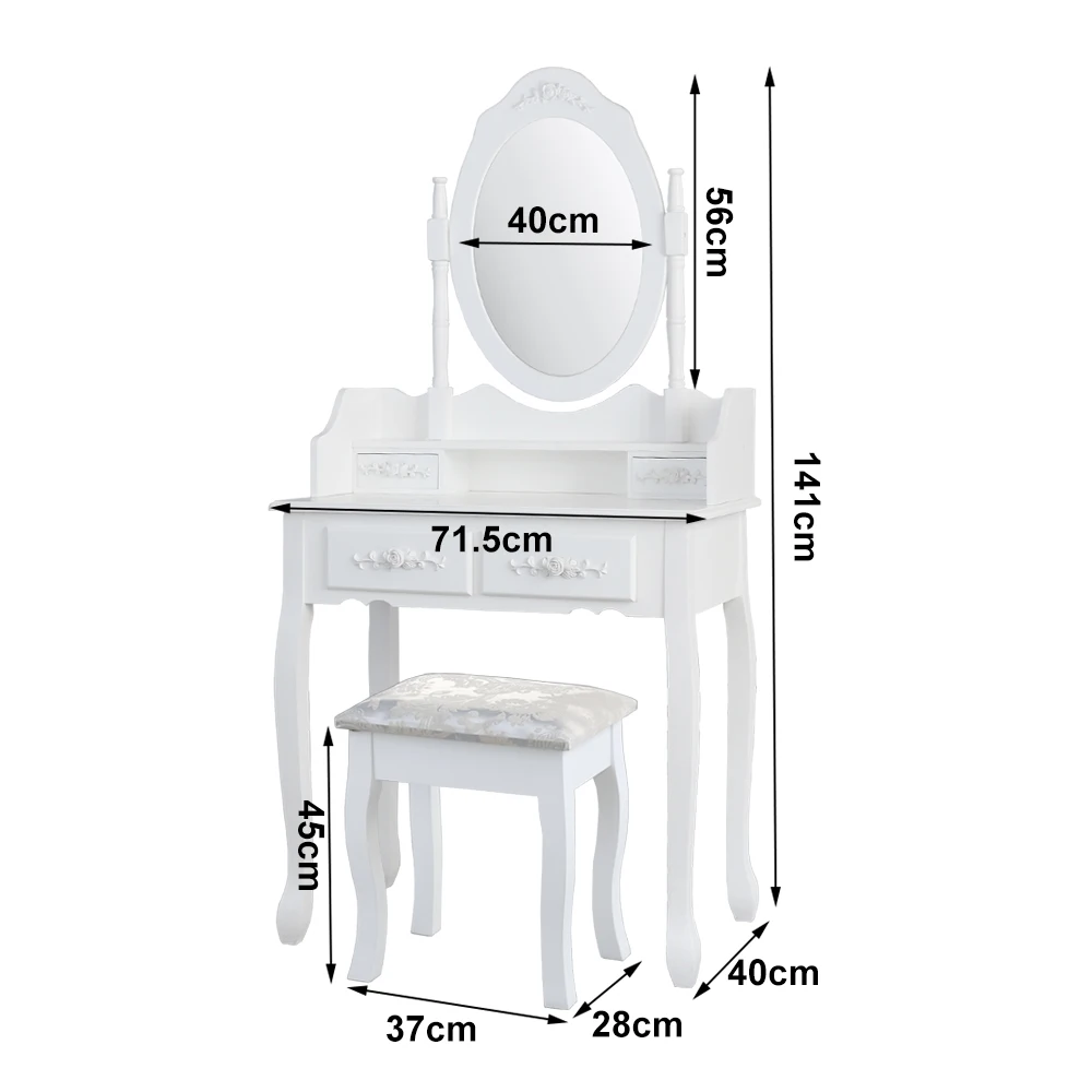 Dresser Make up Desk solid wood Dressers Dressing table dormitorio Tocador coiffeuse 1/3 Mirror 4/7 Drawers with Stool Dresser Make up Desk solid wood Dressers Dressing table dormitorio Tocador coiffeuse 1/3 Mirror 4/7 Drawers with Stool