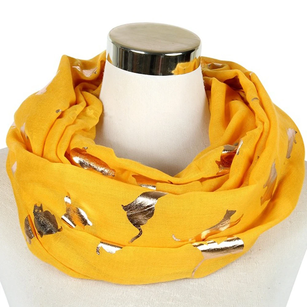 FOXMOTHER-New-Design-Fashion-Shiny-Pink-Grey-Navy-Color-Foil-Gold-Metallic-Cat-Scarf-Wrap-Shawl.jpg_640x640 (5)