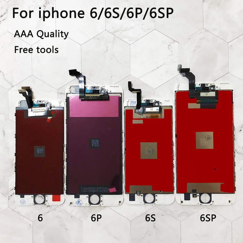 Lcd Replacement For iPhone 6 LCD Screen Digitizer Assembly Display Touch for iphone 6S screen AAA Quality for iphone 6s plus lcd