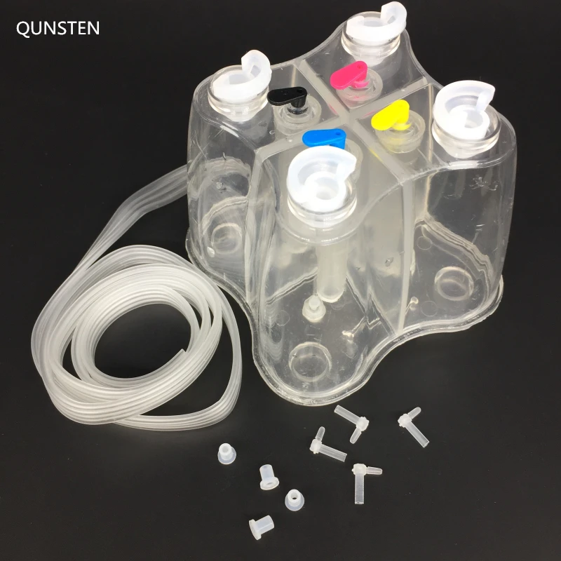 

4 Color 100ML ABS Material Special Design DIY Universal CISS Ink System Outer Ink Tank For Epson Canon HP Brother Printer