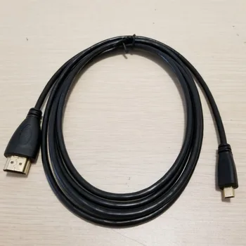 

Micro HDMI to Standard HDMI Adapter Converter Data Extension Cable Black 2M for Display Conversion