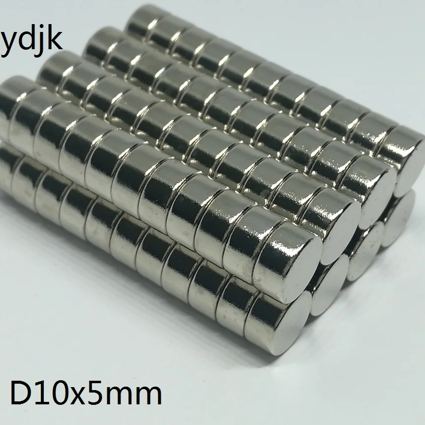 

10 20 50 100PCS/LOT neodymium magnet 10*5 mm disc magnet 10x5 mm N38 strong magnet NdFeB magnets Dia 10mm x 5mm NiCuNi