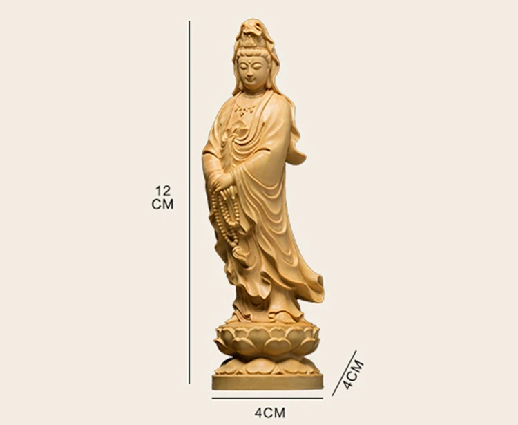 12 см китайский домашний декор настенная скульптура Будды статуя автомобиля дерево Бог Будда офисные аксессуары ацион стол