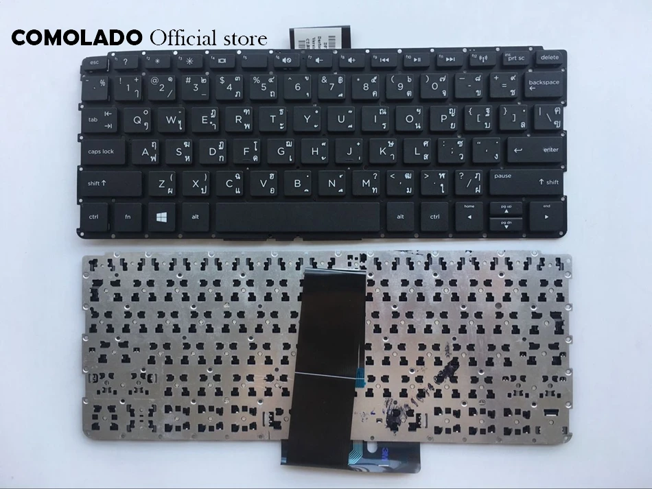 

TI Thailand Keyboard For HP Pavilion 10 TouchSmart 10-e 10-e008 10-e011sa black without frame Keyboard TI Layout