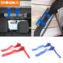SHINEKA, Электрический фонарь, держатель для фонарика, бандаж, интерьерные автомобильные аксессуары для Jeep Wrangler TJ JK JL 1997