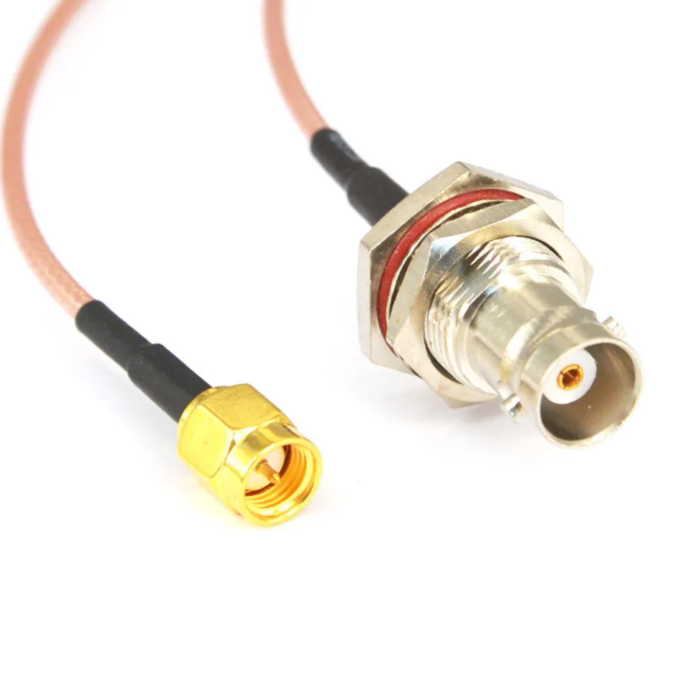 

SMA Male Plug Connector Switch BNC Female Jack Convertor RG316 20CM Adapter Cable