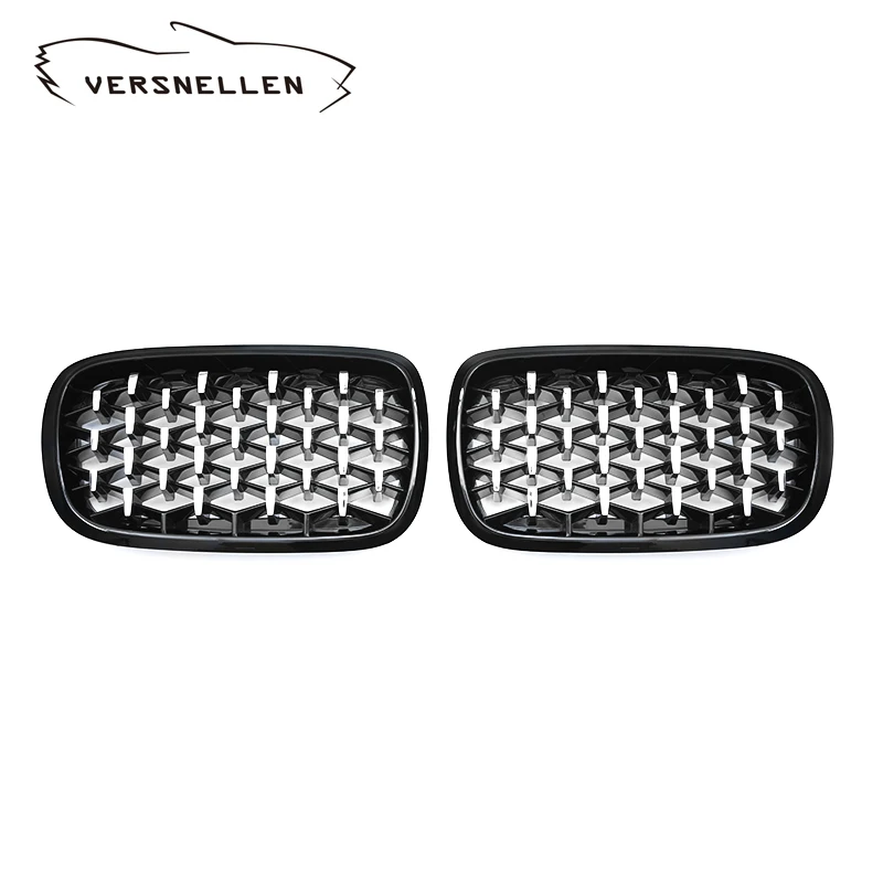 Новый Алмазный Стиль гриль для BMW X5 F15 X6 F16 2015 2016 гоночные грили Передняя ножная
