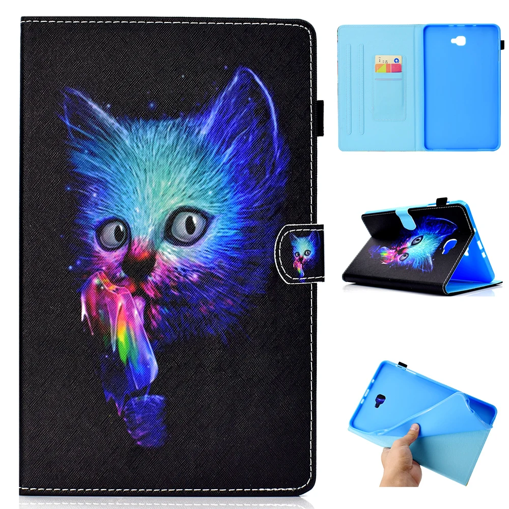 Тонкий чехол для планшета с подставкой Samsung Galaxy Tab A 10 1 2016 T580 T585 T580N милой собакой