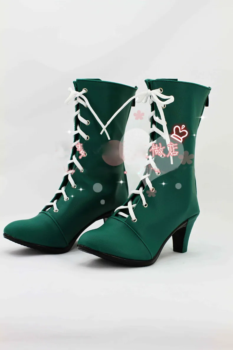

Anime Sailor Moon Kino Makoto Sailor Jupiter Cosplay Boots costume shoes Custom Made Halloween Free Shipping