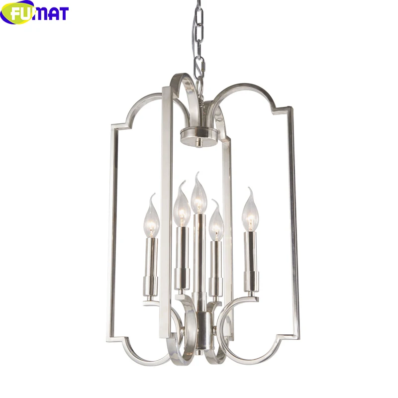 

FUMAT 5-head American Standard Brand Original Single Pendent Light Simple Style Light Study Room Lamp Bar Lamp Cage Light